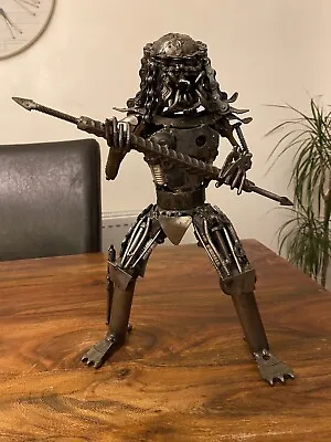 LARGE 15” PREDATOR METAL STEAM PUNK 3kg FIGURE NUTS / BOLTS EXCELLENT CONDITION • £79.99