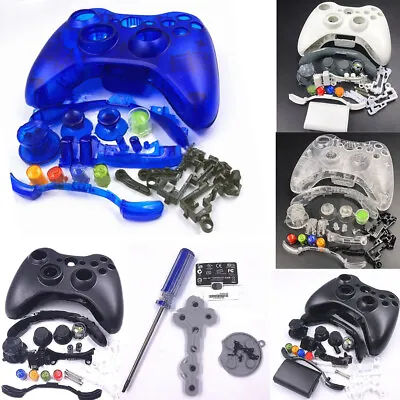 Full Shell Cover Buttons Mod Replacement For Xbox 360 Wireless Game Controller • £4.76