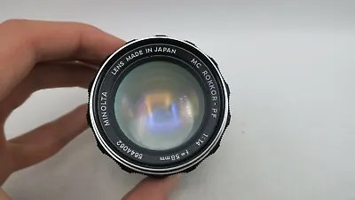 Minolta MC Rokkor - PF F1.4 58mm MD Mount Prime Lens For SLR/Mirrorless Cameras • $36.44