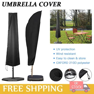 £5.99 • Buy Waterproof Parasol Banana Umbrella Cover Cantilever Outdoor Garden Patio Shield