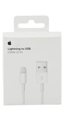 GENUINE ORIGINAL Apple IPhone 14 13 12 11 Charger USB To Lightning Cable - 2M • £5.89
