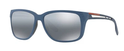 $240 • Buy Mens Prada Sunglasses Linea Rossa Polarised Baltic Blue 03T B52-2F2 ❤️