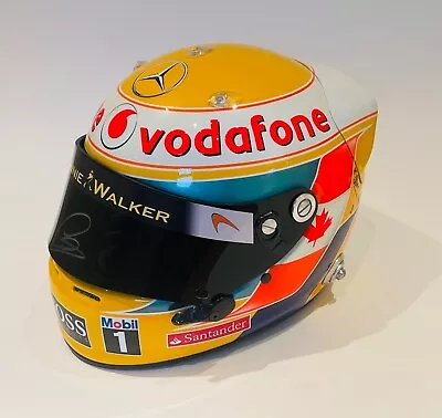 Lewis Hamilton 2012 Montreal Canada Gp F1 Replica Helmet Full Size Signed. • $631.63