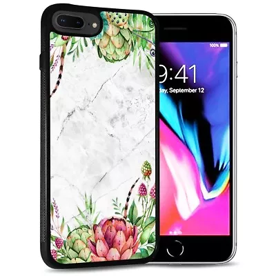 $9.99 • Buy ( For IPhone 6 Plus / 6S Plus ) Back Case Cover PB12591 Tropical Marble