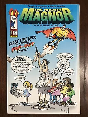 The Mighty Magnor #1 April 1993 Malibu Comics Pop-out Cover  SB6 • $6.99