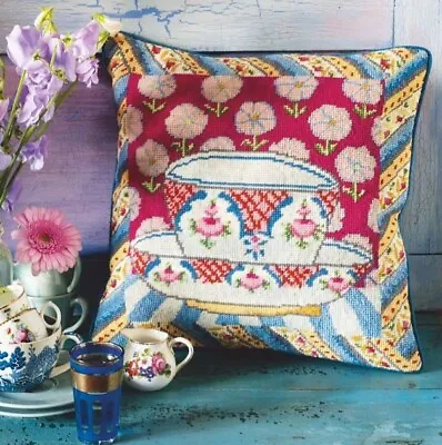 EHRMAN Turkish Tea KAFFE FASSETT Retired TAPESTRY NEEDLEPOINT KIT • $180.29