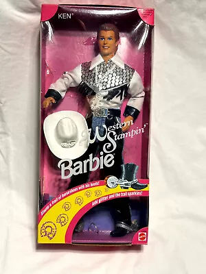 Vintage Western Stampin Ken Doll A Western Ken Doll From 1993 New In Box • $59.95