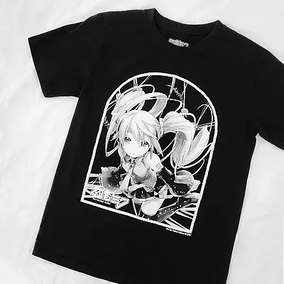 Vocaloid Hatsune Miku Anime Cosplay Black Unisex T-Shirt Graphic Tee (S) • $16.99