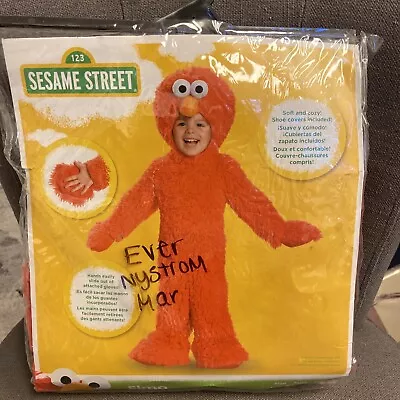 Infant Toddler Elmo Sesame Street￼ Plush Halloween Costume See Size Chart • $24