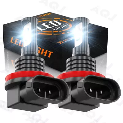 LED Fog Light Bulbs H8/H11 Fog Light Bulb White 6500K High Power DRL Lamps • $18.71