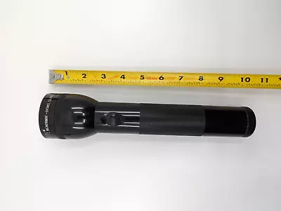 MAGLITE 10” Inch Vintage Flashlight Black - Uses 2 D Cell Batteries USA - Works • $19.90