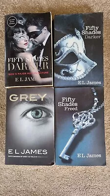 50 Shades Of Grey Darker & Freed Trilogy 4 Book Set - E L James • £14.99