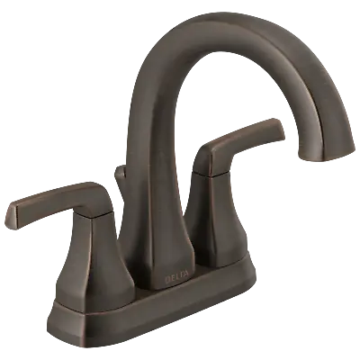 $85 • Buy Delta Portwood Two Handle Bathroom Faucet In Bronze-Certifed Refurbished