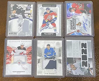 Hockey NHL 140+ CARD LOT #ED Patch Auto Young Guns Connor McDavid • $16.32