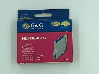 INK CARTRIDGE NE-TO602C Cyan COMPATIBLE WITH EPSON STYLUS C68/C88/ CX3800/CX381 • $5.99