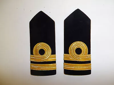 B3249p Vietnam RVN Navy Shoulder Hard Board Dai Uy Lieutentant Pair IR9B • $57