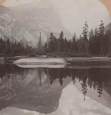 Beautiful Mirror Lake Toilet Glass Yosemite Valley CA Keystone Stereoview 1897 • $20