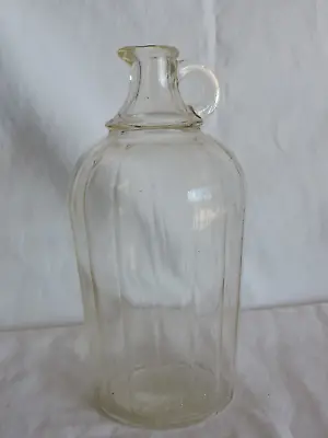 Glass Vintage Vinegar Bottle With Pouring Spout One Quart • $7.50