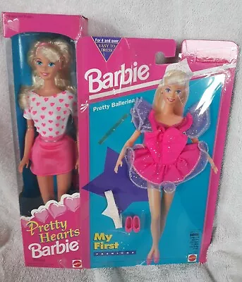 Pretty Hearts Barbie With My First Fashions Pretty Ballerina Outfit 1995 New • $26.97