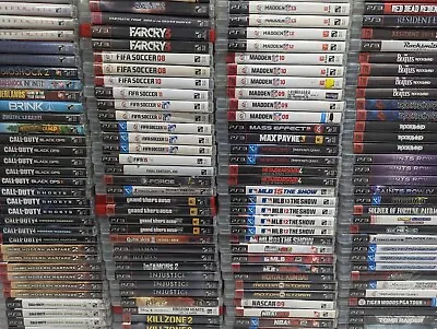 Sony Playstation 3 PS3 Great Value Cheap Games Complete CIB Tested Resurfaced • $9.49