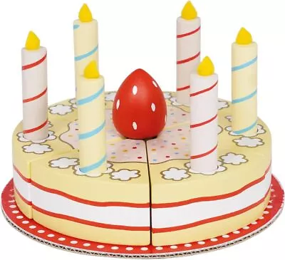 £14.89 • Buy Le Toy Van - Pretend Play Food - Vanilla Birthday Cake