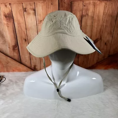 NEW Coolibar UPF 50+ Men's OS Shapeable Wide Brim Hat Tan Golf Hiking Outdoor • $39.99