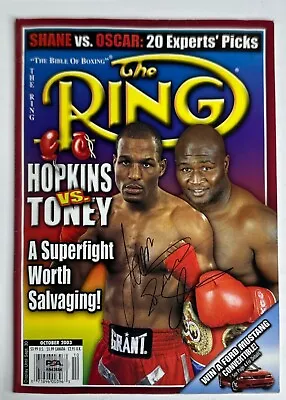 James Toney Signed The Ring Magazine PSA AN43854 • $26.21