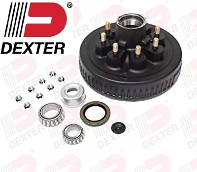 GENUINE Dexter Trailer Brake Drum 12 X2  9/16  Stud 8x6.5 7000# Axle USA 8-219 • $192.99