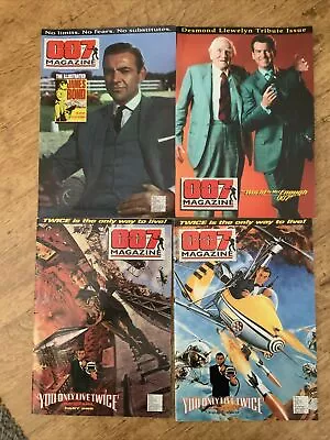 4 X 007 Magazine Issues 34 35 36 37 YOLT Desmond Llewelyn James Bond • £20