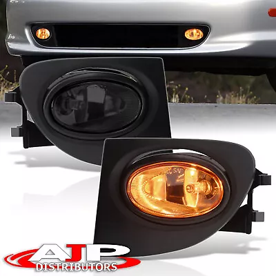 Smoke Driving Bumper Fog Lights Lamps + Switch For 2002-2005 Honda Civic EP3 SI • $29.99