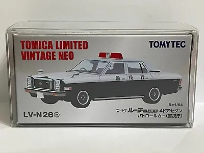 Tomica Limited Vintage Neo Tomytec LV-N26b Mazda Luce Legato Police Patrol Car • $25.99