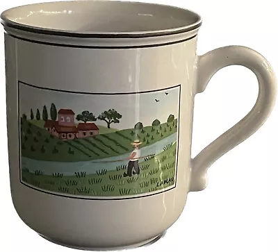 Villeroy & Boch Design Naif Mug 10 Oz - Farmland Design EUC • $14.95