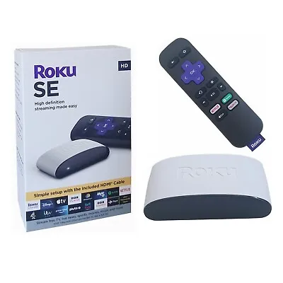 £22.50 • Buy New Roku SE HD Streaming Player With High Speed HDMI Cable - UK Model