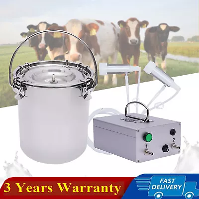 Portable Electric Sheep Goat Milking Machine Storage PlugIn Milking Pump 5L 110V • $105