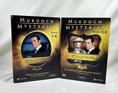 MURDOCH MYSTERIES COLLECTION Seasons 1-8 2 DVD Box Sets • $44.99