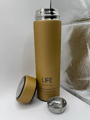 Life Thermos Tea Sieve Infuser Bottle • $23.99