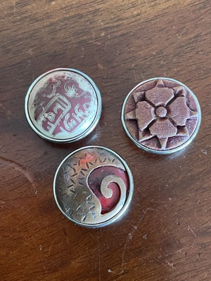 $22 • Buy Noosa Amsterdam 3 X Chunk Lot Set Copper Red Brown Tones