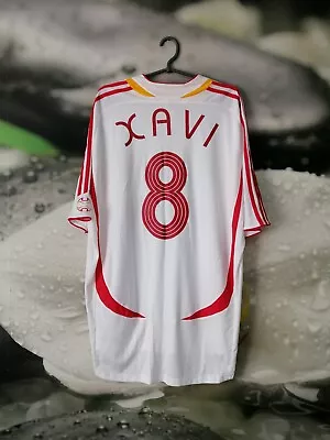 Spain 2006 - 2007 Away Football Shirt Jersey Camiseta Adidas #8 XAVI Size 2XL • $125