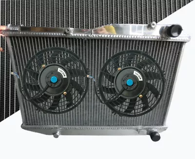 ALUMINUM RADIATOR+FAN For TOYOTA COROLLA AE86 4AGE GTS 1983-1987 84 85 86 MT • $190