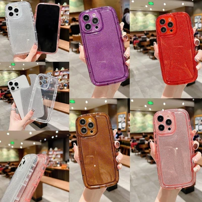 $9.56 • Buy Anti-fall+Glitter Silicone Back Case Phone Cover For OppoA93 A97 A57 A78 A55 A96