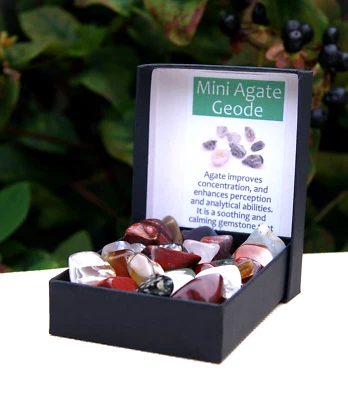 £6.99 • Buy 100g Healing Chakra Crystal Tumble Stones In Presentation Box