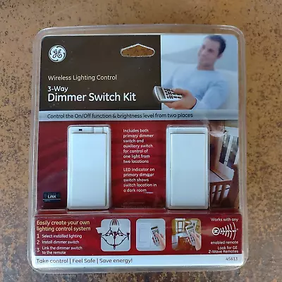 GE  3-Way Dimmer Switch Kit - Wireless Lighting Control Z-Wave Enabled 45613 • $34.95