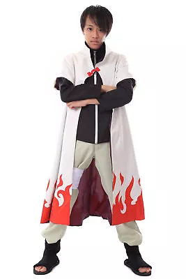 Halloween Party Cosplay Costume Leaf Ninja Namikaze Minato Cloak / Rode US Size • $39.98