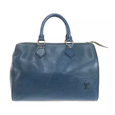 Auth LOUIS VUITTON Speedy 25 M43015 Toledo Blue Epi VI1901 Handbag • $400