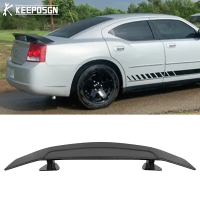 For Dodge Charger 47'' Sport Rear Trunk Spoiler Lip Wing W/ Adhesive Carbon Look • $99.74