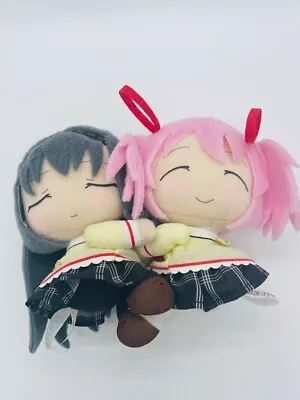 Puella Magi Madoka Magica Homura Akemi Kaname Madoka Hug Plush Doll • $74