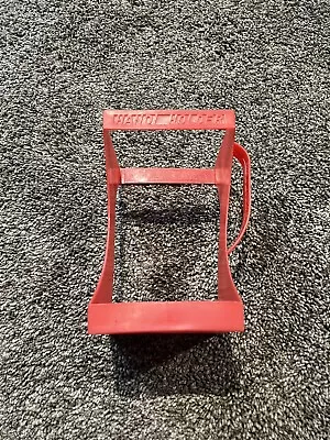 Vintage Plastic  Red Handi Holder Half Gallon Milk Carton Holder Helps Pouring • $19.99