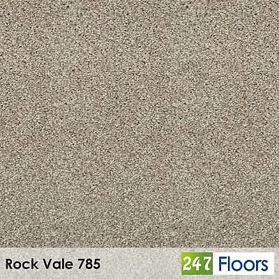 Rock Vale 785 Noble Saxony Carpet Feltback Actionback 9.5mm Pile 4m & 5m • £155.87