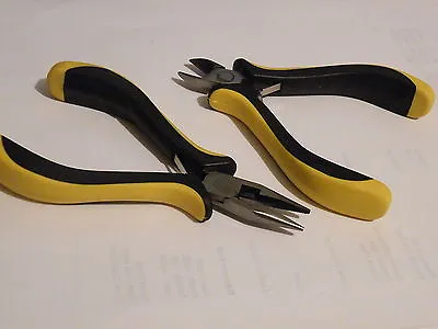 £3.90 • Buy Mini Plier & Wire Cutter Set Of 2 Pairs Hobby Electronics Ham Radio Crafts 553 W