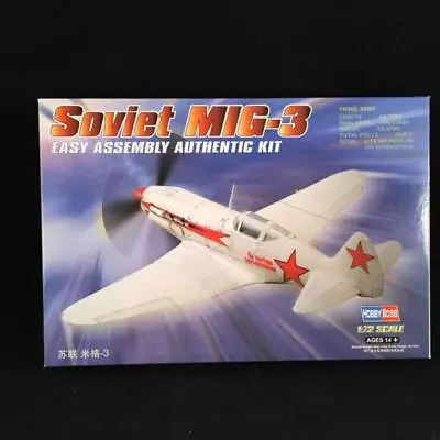 US Stock HobbyBoss 1/72 Soviet MIG-3 Fighter Bomber Static Plane Jet Aircraft • $13.21